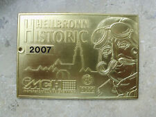 ADAC-PLAKETTE 2007 MOTORSPORTCLUB HEILBRONN