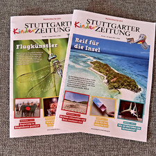 2 Ausgaben vom August 2024 der Stuttgarter Kinderzeitung
