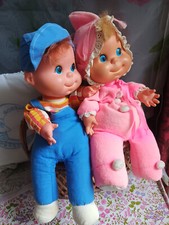 Puppenpaar Mattel Baby Beans BIFFY + ITSY BITSY 1970