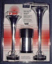 Signalhorn 2 Klang Kompressor Fanfare Hupe 6V 6 Volt