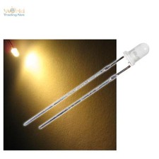 Leds warm weiß 3mm diffuse - 50,