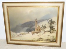 Gemälde Winterlandschaft