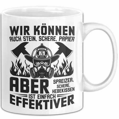 Feuerwehrmann tasse geschenk - feuerwehrmann,