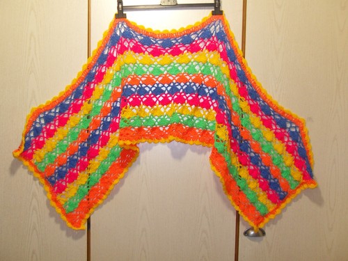 Stola kunterbunt handarbeit - stola,,
