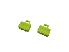 2 Lego® Eisenbahn TRAIN Kofferset Koffer GRÜN SUITCASES ZUG