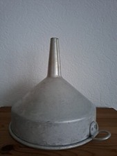 Aluminium Trichter Groß Vintage Retro Alt Öltrichter Werkstatt 