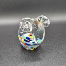 Vintage Glas-Briefbeschwerer
