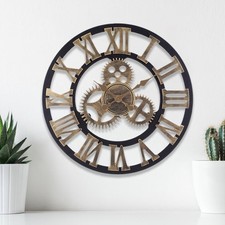 Goldene Wanduhr Römische