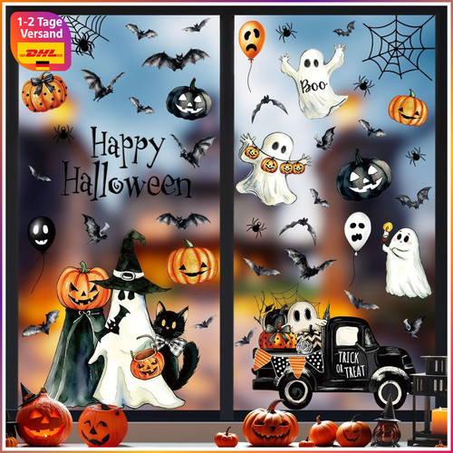Halloween fensterbilder set - halloween,