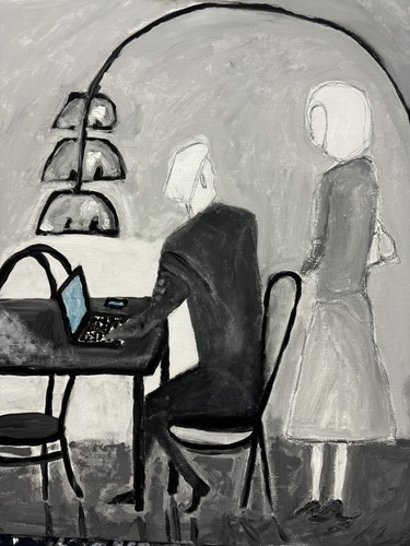 Original acryl gemälde - acryl,