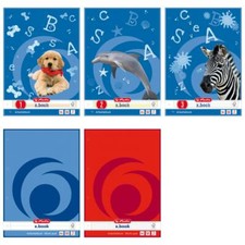 Herlitz Schreibblock DIN A4 Lineatur 1, 2, 3, liniert, kariert Arbeitsblock