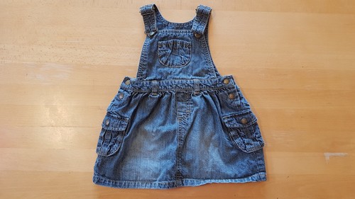 H m jeans latzkleid - gr., 86/92