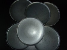 6 Dessertteller ASA Coppa Kuro schwarz Kuchenteller 21 cm Geschirr