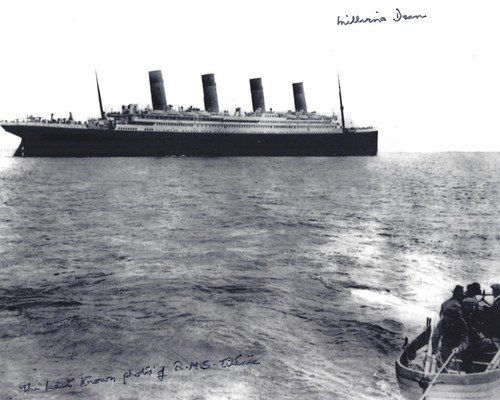 Millvina dean signed titanic - dean,