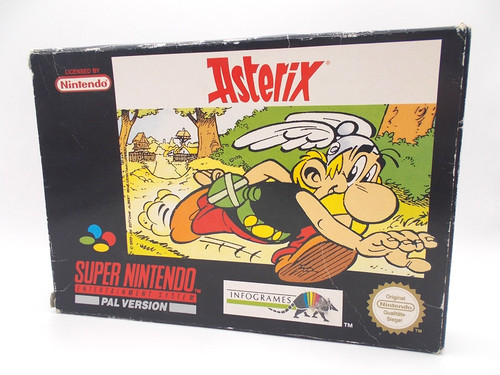 Asterix snes super nintendo - -,
