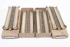Märklin Rampenstücke 468 D Metall OVP 4 Stk. gerade durch. Mittelleiter H0 #39