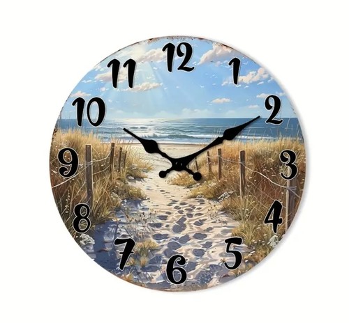 Wanduhr meer stand - cm, groß