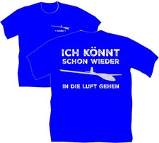 Segelflugzeug Segelflug T Shirt Gleitflug Fliegershirt Aviation Flugsport 58