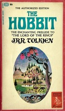 Buch J.R.R. Tolkien THE HOBBIT, 287 Seiten, Ballantine Books, Taschenbuch 1966