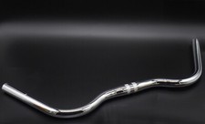 VELO EXQUISIT Randonneur Halbrenner Lenker silber poliert Stahl 550 mm - 25,4 mm