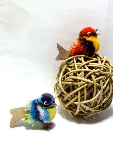 Kleine vögel wolltier - kleine,