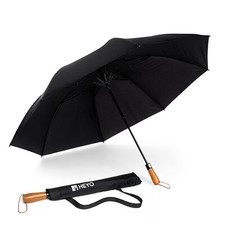 Regenschirm Automatik 120 cm Groß 8 Rippen Windfest Sturmfest Kompakt