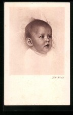 Foto-AK Lotte Herrlich: Kleinkind mit offenem Mund 