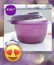 Tupperware,großer Reismeister,I 59,Reiskocher,Mikrowelle,lila NEU+ OVP!!
