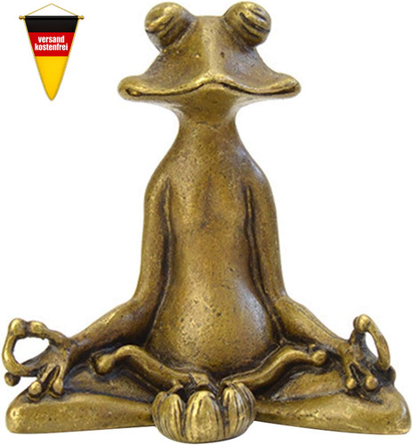 Metall frosch statue - metall, frosch-statue