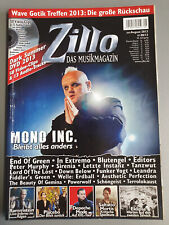 Zillo 07-08 2013 Musik Magazin+DVD,Mono Inc.,Rammstein,Placebo,Depeche Mode,