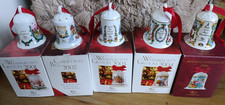 Hutschenreuther 5x Weihnachtsglocken 2001/2002/2003/2004/2006 Konvolut + Zugabe