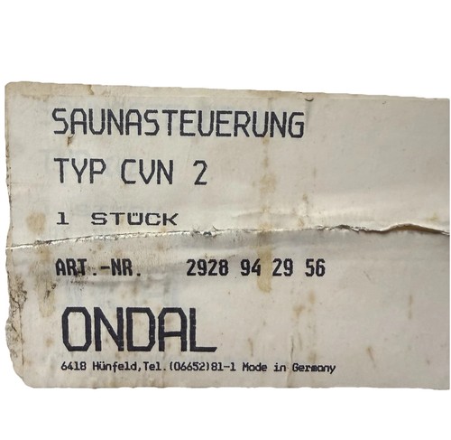 Ondal saunasteuerung - -,
