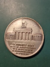 DDR Medaille 13. August 1961 Mauerbau Berlin "Für den Schutz der Arbeitermacht"