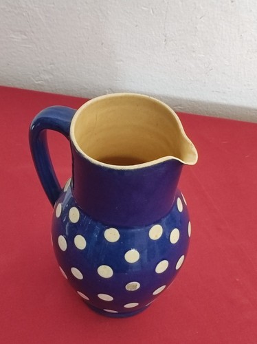 Keramik krug milchkrug blau - keramik,