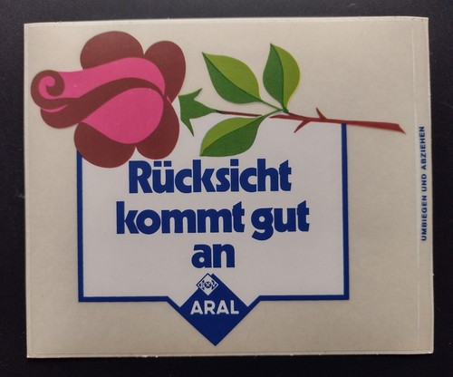 Aral aufkleber 60er 70er - /,
