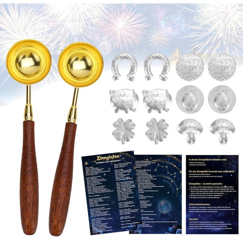 Zinngießen set silvester - zinngießen,