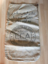 alt Zuckersack Leinensack