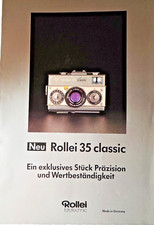#A0603- Rolleiflex Rollei 35 classic Prospekt  6 Seiten
