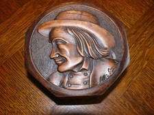 Alte prunkvolle Holz Dose