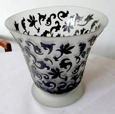 Glas Vase große Blumenvase
