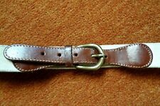 Gürtel v. WRANGLER TW 90-100 cm starkes Gewebe Echtledergarnituren chice Extras