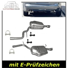2x Endschalldämpfer für Audi