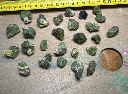 Set peridot olivin - 26,