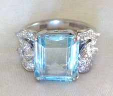 Deko 14K Weißgold 3,80ct