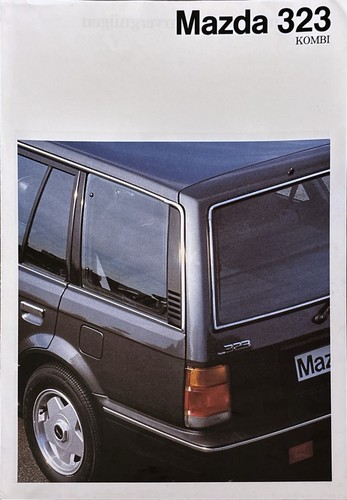 Mazda 323 kombi prospekt - mazda,