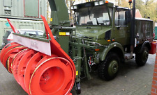 1x Unimog Typ 1600 mit Schmidt Schneefräse Vorbau LKW Schneeräumer Nr. 6 ex BW
