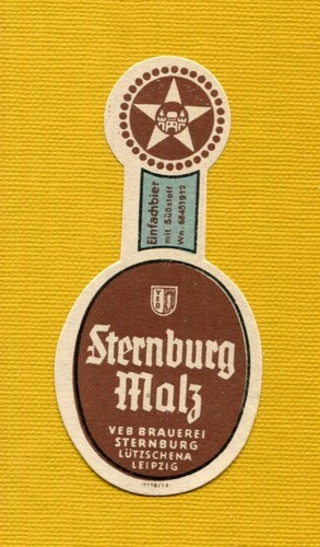 Altes ddr bieretikett - altes,