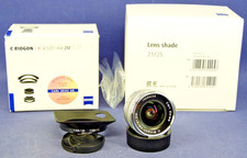Zeiss C Biogon 4,5 / 21 mm ZM Silver Leica M Weitwinkel Objektiv Nice Geli & OVP