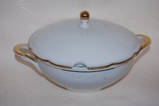 Suppenterrine 2,5 L Oskar Schaller Goldrand GoldBavaria Porzellan