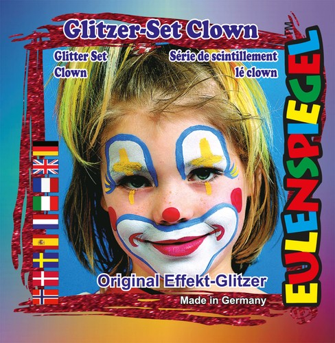 Eulenspiegel glitzer motiv set - motiv,